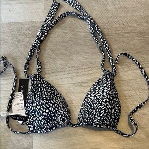 La Blanca reversible triangle bikini top
